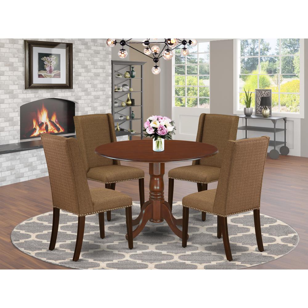 Dining Room Set Mahogany, DLFL5-MAH-18. Picture 2