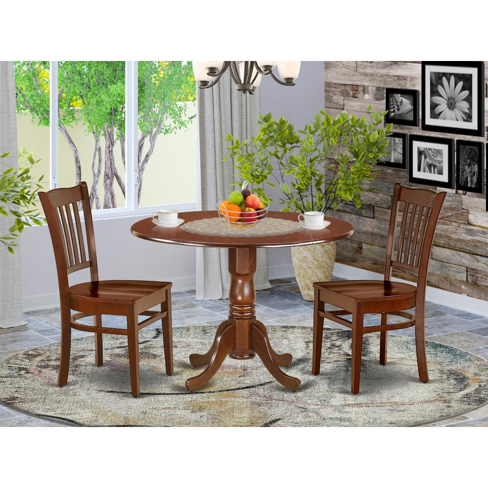 Dining Room Set Mahogany, DLGR3-MAH-W. Picture 2