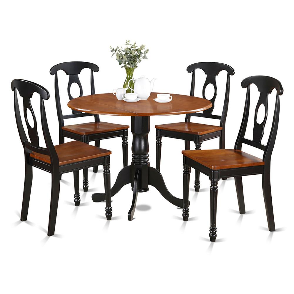 5  PC  small  Kitchen  Table  set-Table  and  4  dinette  Chairs. Picture 1