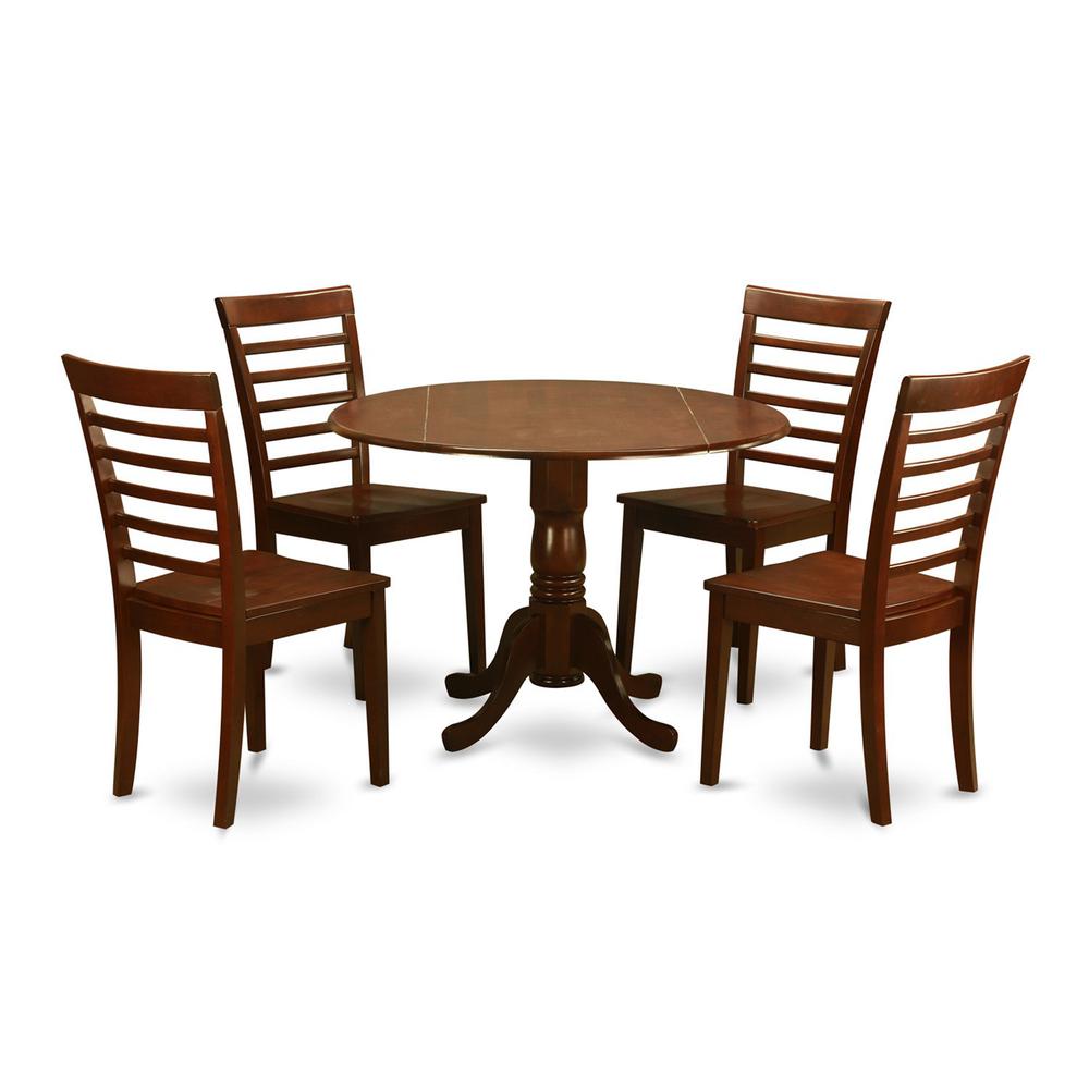 5  Pc  small  Kitchen  Table  and  Chairs  set-Kitchen  Table  and  4  dinette  Chairs. Picture 1