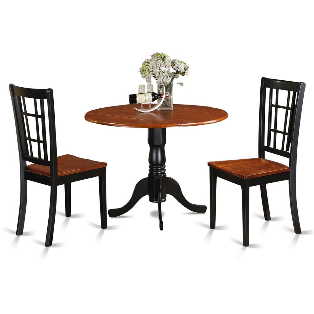 3  PC  small  Kitchen  Table  set-Kitchen  Table  and  2  dinette  Chairs.. Picture 1