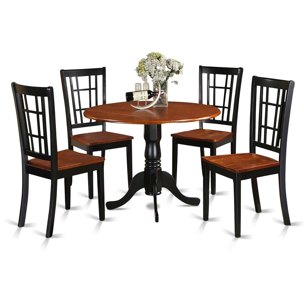 5  Pc  Kitchen  nook  Dining  set-Kitchen  Table  and  Kitchen4  Chairs. Picture 1