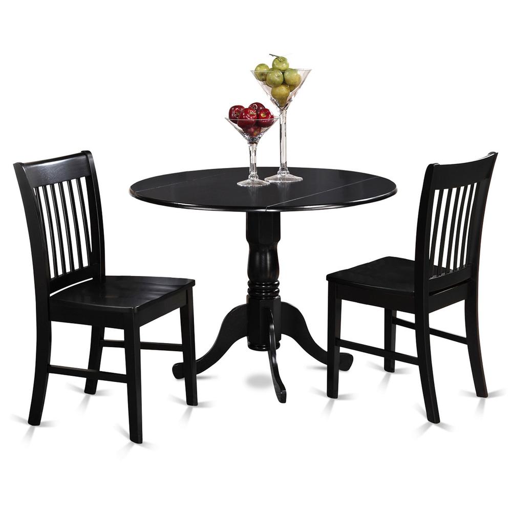 3  Pc  small  Kitchen  Table  and  Chairs  set-Kitchen  Table  plus  2  dinette  Chairs. Picture 2