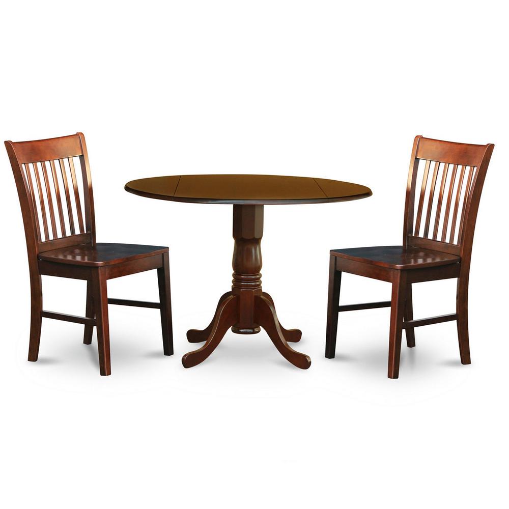 3 PC Kitchen nook Dining set-Kitchen Dining nook and 2 Kitchen Chairs. Picture 1