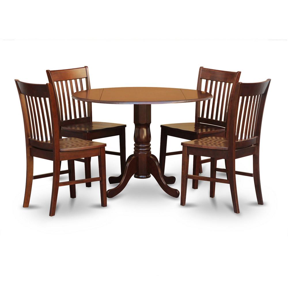 5  Pc  small  Kitchen  Table  and  Chairs  set-small  Kitchen  Table  plus  4  Kitchen  Chairs. Picture 1