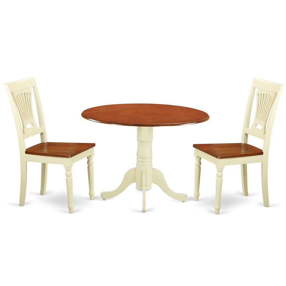 3  PC  small  Dining  set-Dining  Table  and  2  Kitchen  Chairs. Picture 1