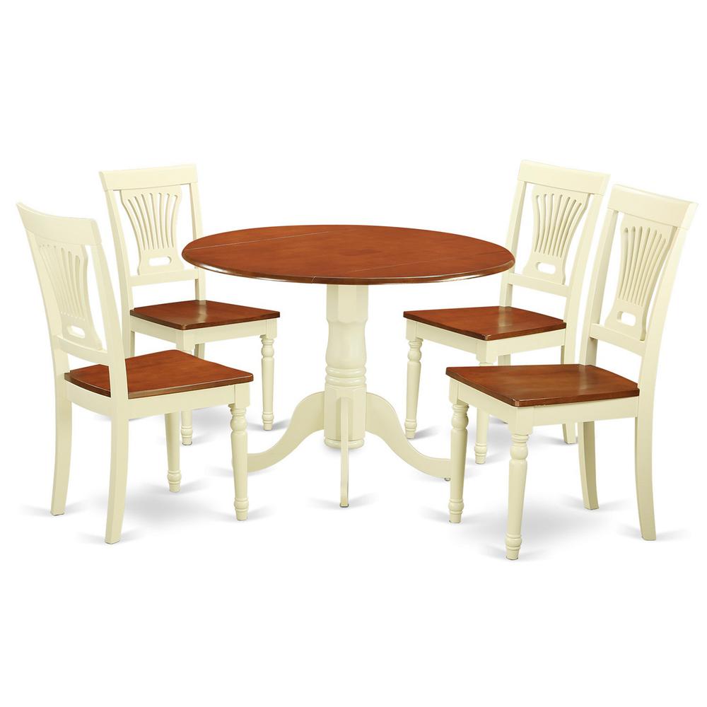 5  PC  small  Dining  set-Dining  Table  and  4  Dining  Chairs. Picture 1