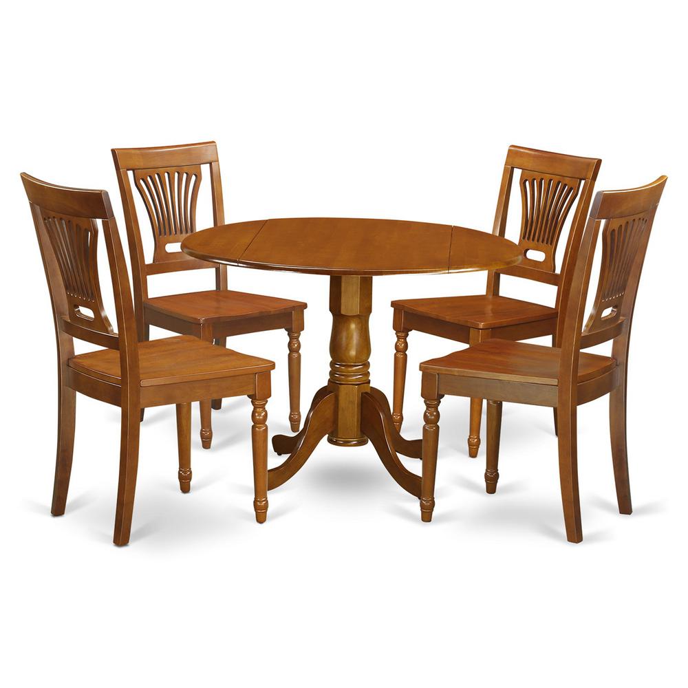 5  Pc  Kitchen  nook  Dining  set-small  Kitchen  Table  and  4  Dining  Chairs. Picture 1