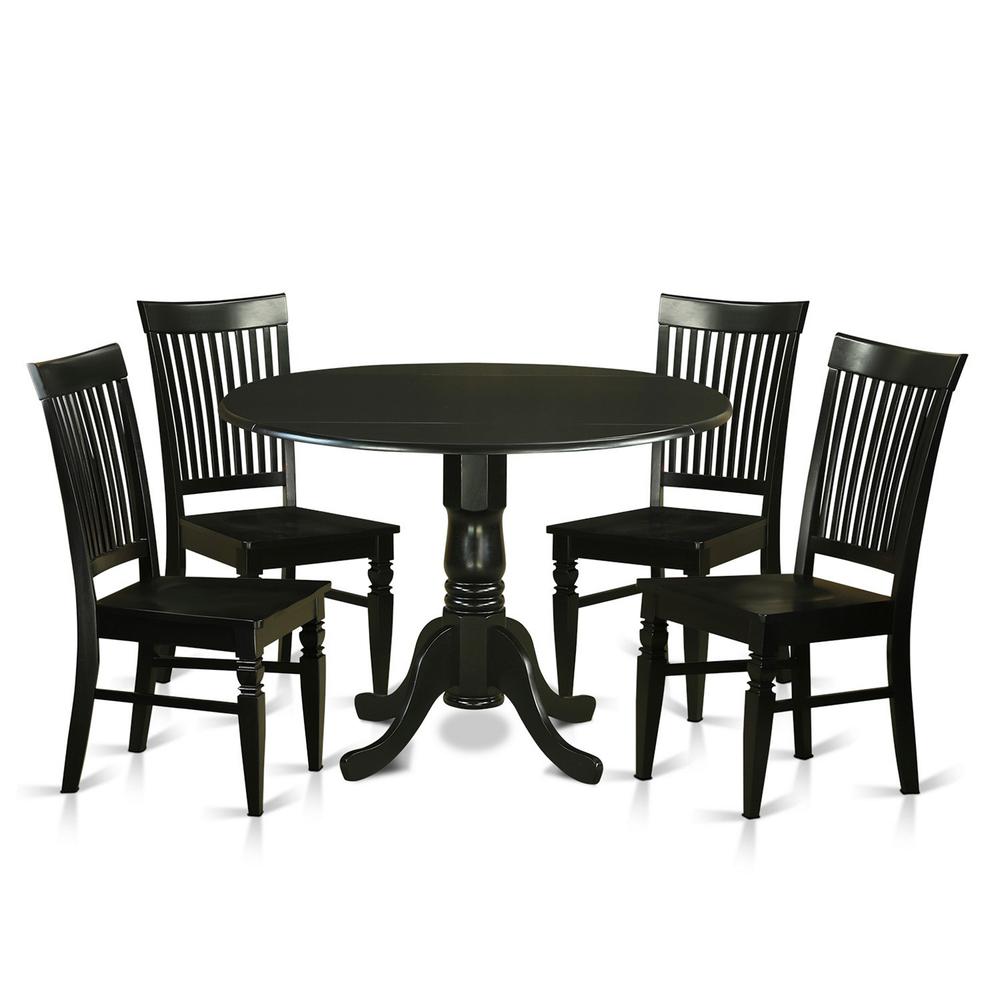 5  PC  small  Kitchen  Table  set  -  Table  and  4  Dining  Chairs. Picture 1