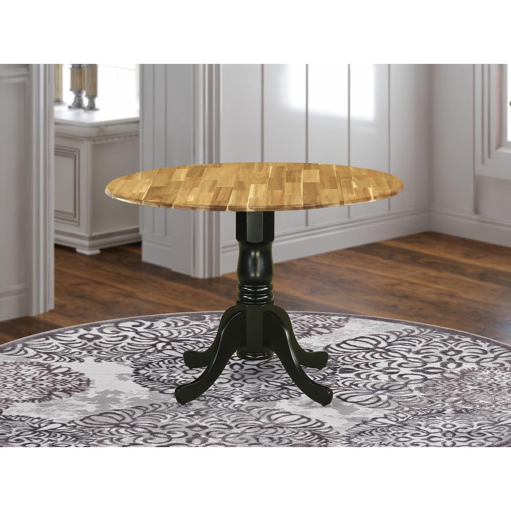 Dining Table Natural & Black, DMT-NBK-TP. Picture 2