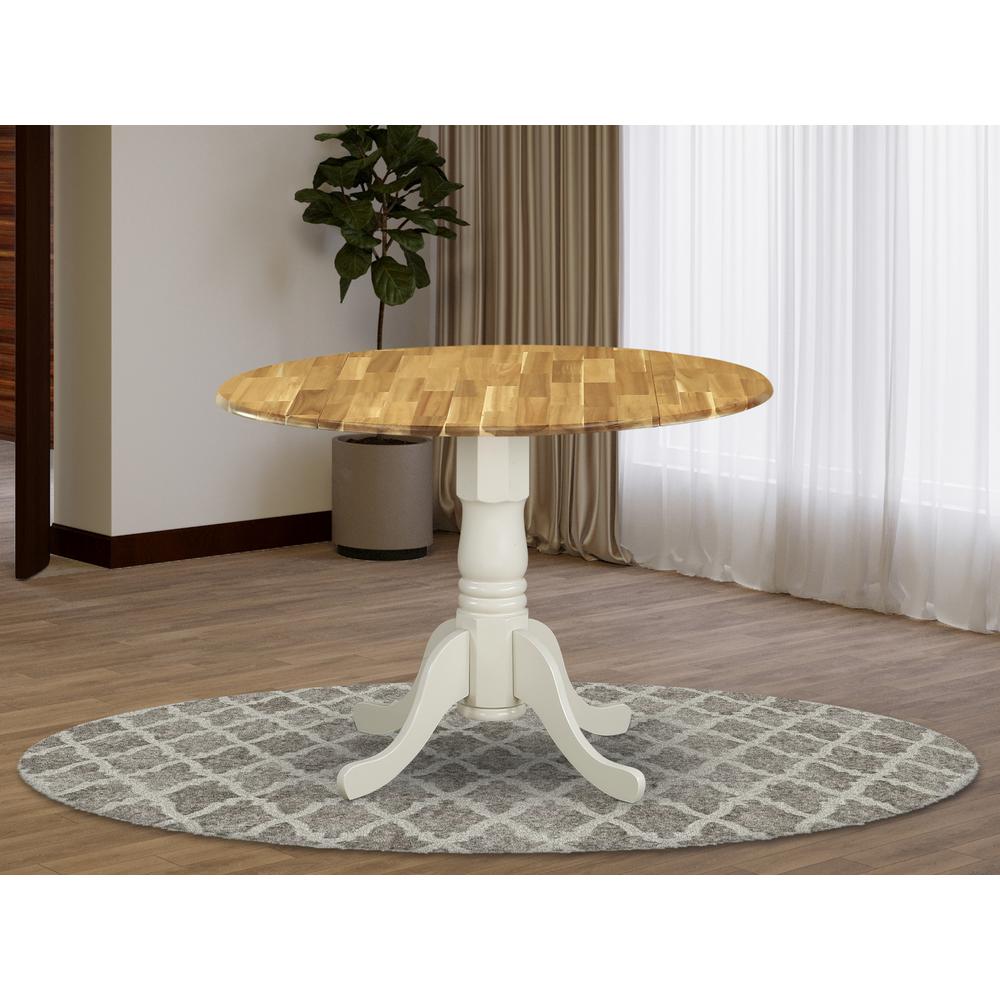 Dining Table Natural & Linen White, DMT-NLW-TP. Picture 2