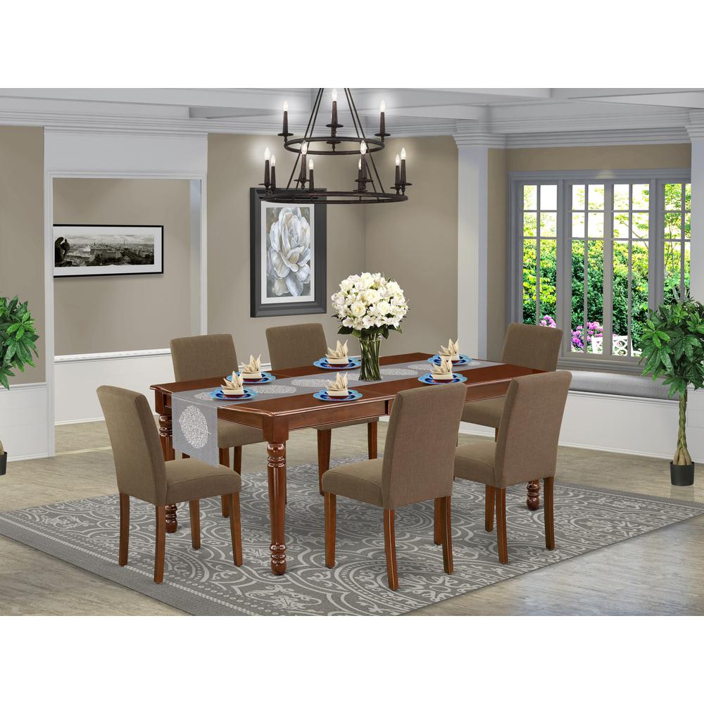 Dining Room Set Mahogany, DOAB7-MAH-18. Picture 2