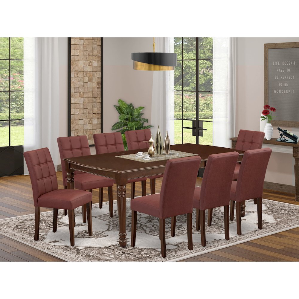 9 Piece Kitchen Table Set consists A Dinning Table. Picture 2