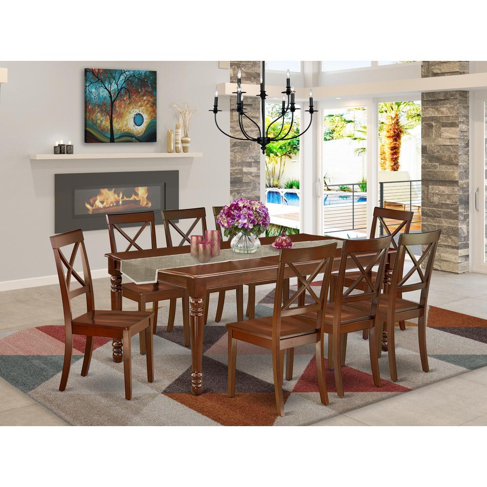 Dining Room Set Mahogany, DOBO9-MAH-W. Picture 2