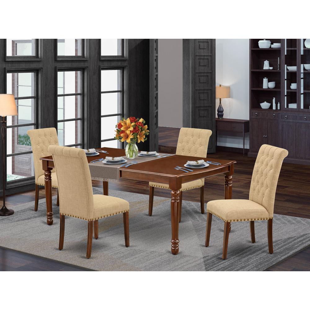 Dining Room Set Mahogany, DOBR5-MAH-04. Picture 2