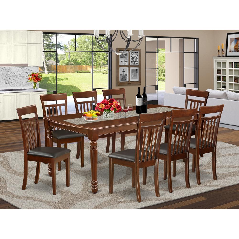Dining Room Set Mahogany, DOCA9-MAH-LC. Picture 2