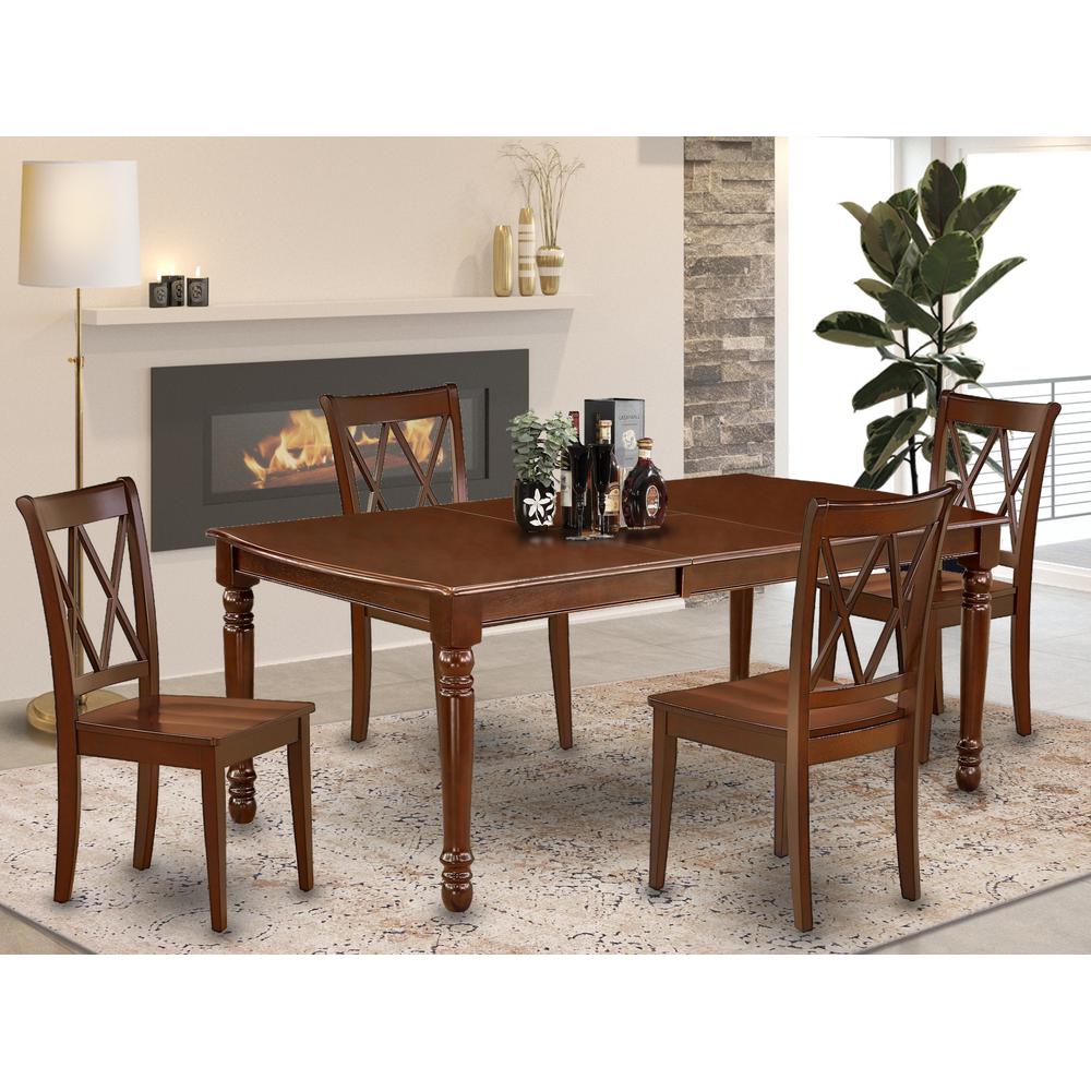 Dining Room Set Mahogany, DOCL5-MAH-C. Picture 2