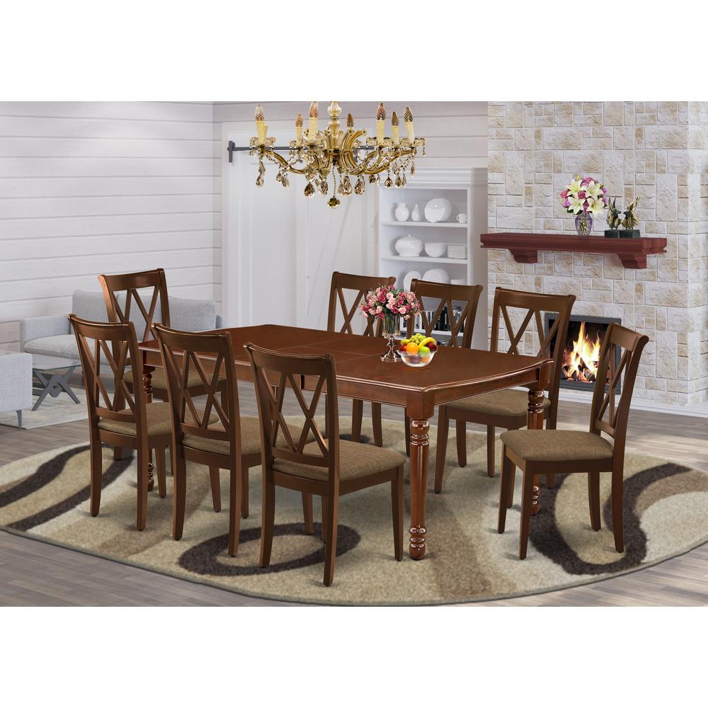 Dining Room Set Mahogany, DOCL9-MAH-C. Picture 2