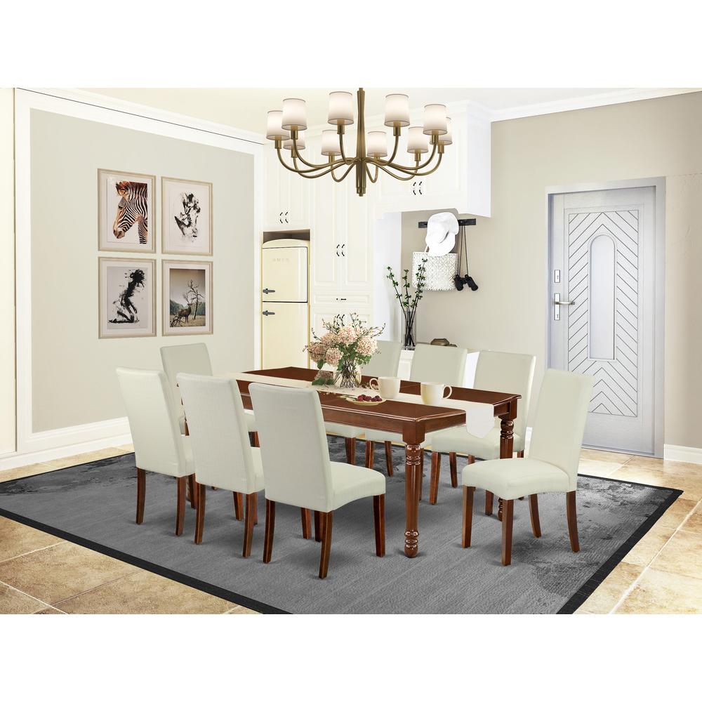 Dining Room Set Mahogany, DODR9-MAH-01. Picture 2