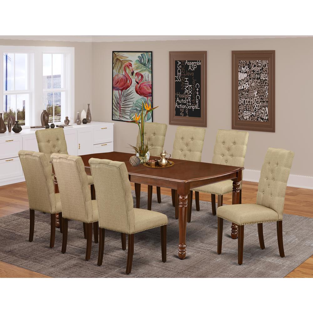 Dining Room Set Mahogany, DOEL9-MAH-16. Picture 2