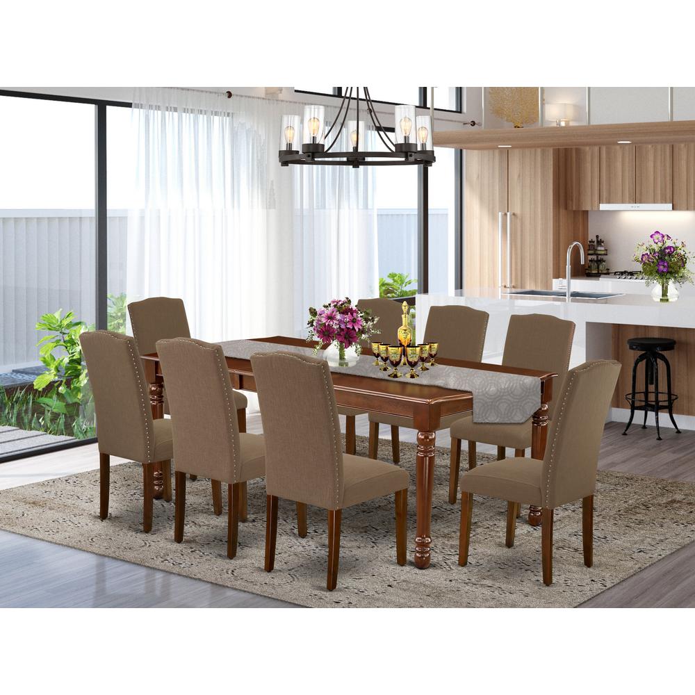 Dining Room Set Mahogany, DOEN9-MAH-18. Picture 2