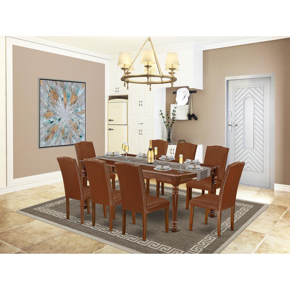 Dining Room Set Mahogany, DOEN9-MAH-66. Picture 2