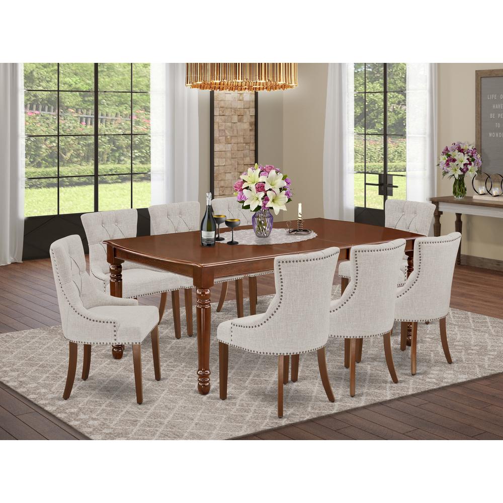 Dining Room Set Mahogany, DOFR9-MAH-05. Picture 2