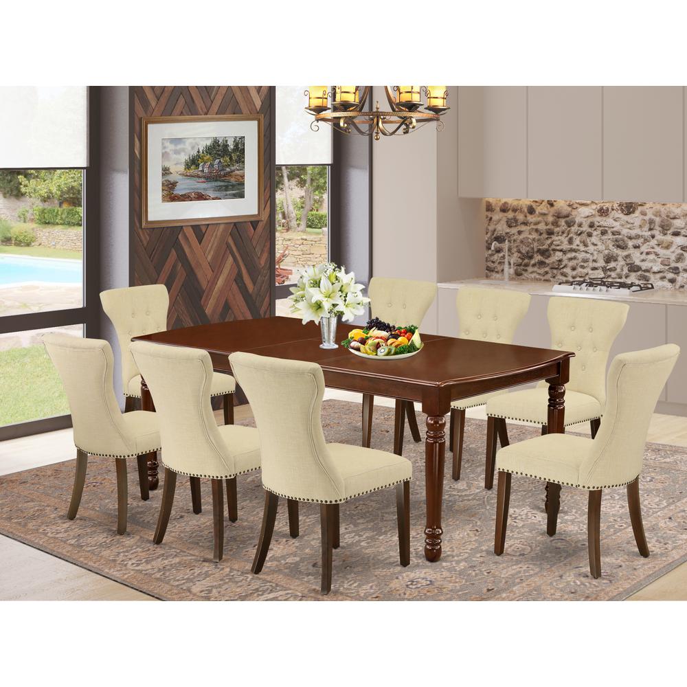 Dining Room Set Mahogany, DOGA9-MAH-32. Picture 2