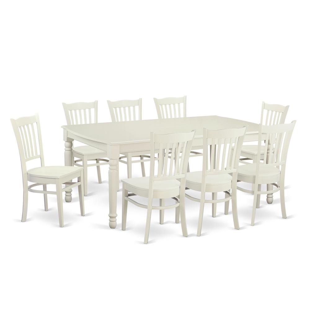 9  PC  Kitchen  nook  Dining  set  for  8-  Dining  Table  and  8  Dining  Chairs. Picture 1