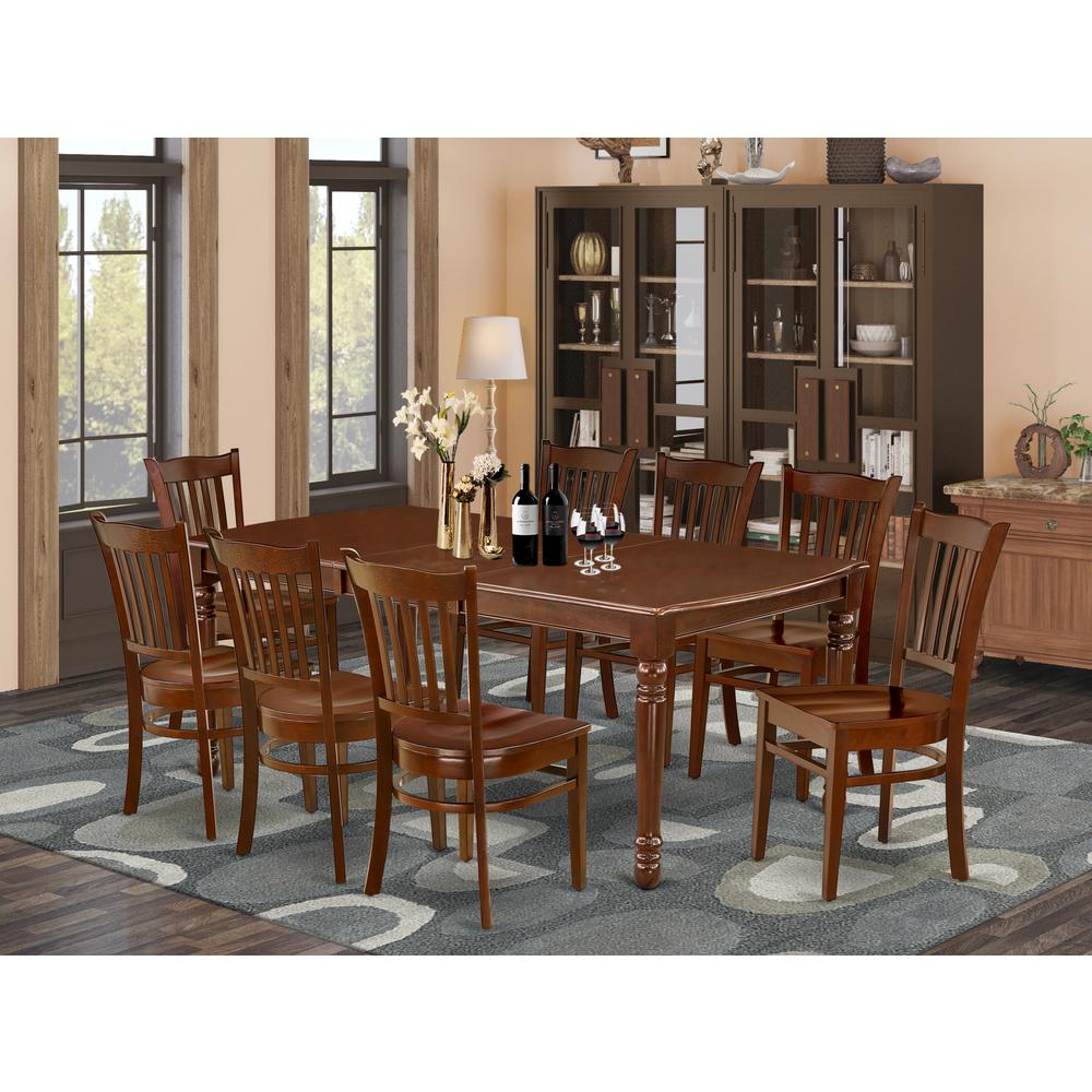 Dining Room Set Mahogany, DOGR9-MAH-W. Picture 2