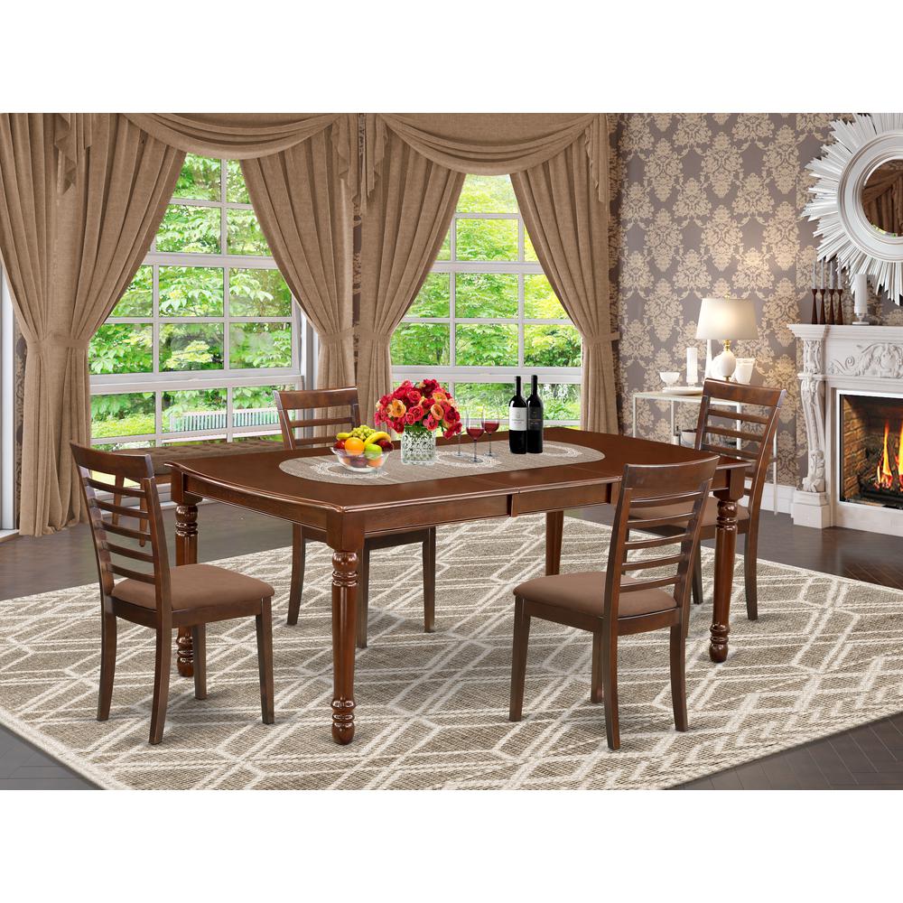 Dining Room Set Mahogany, DOML5-MAH-C. Picture 2