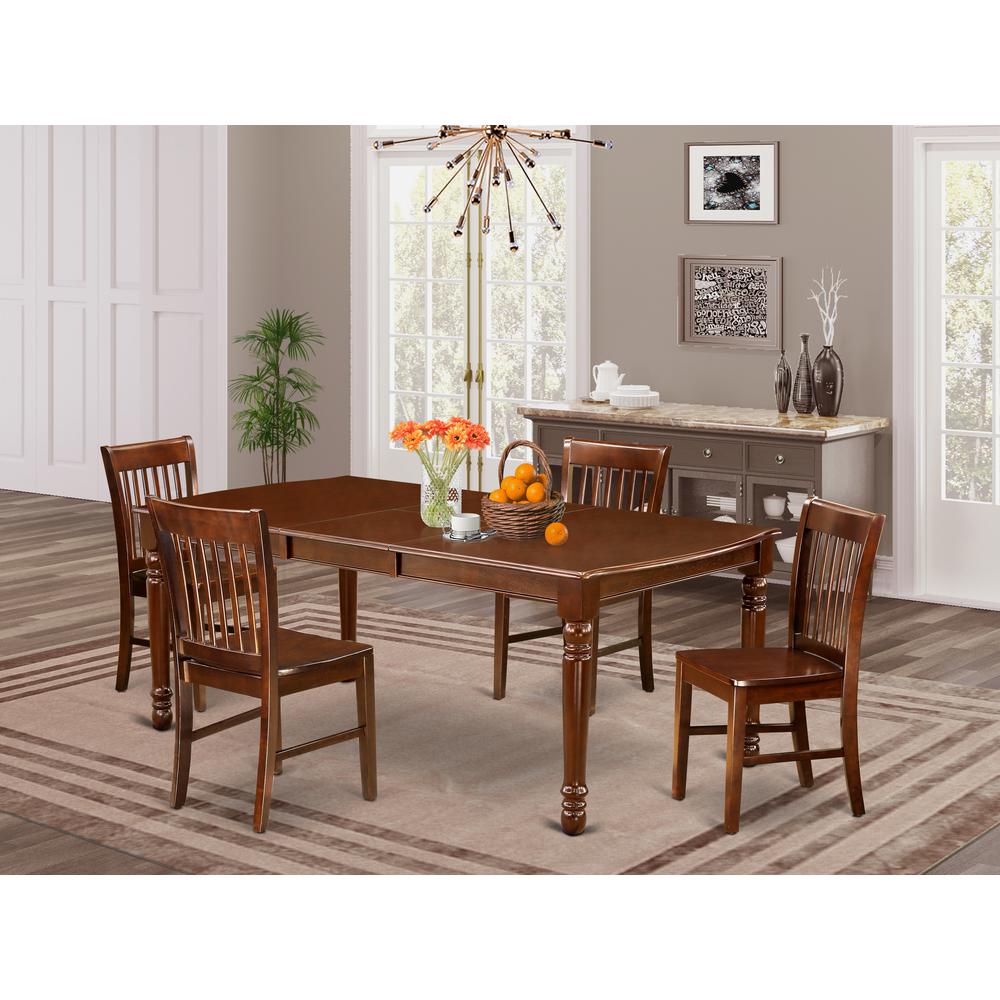 Dining Room Set Mahogany, DONO5-MAH-W. Picture 2