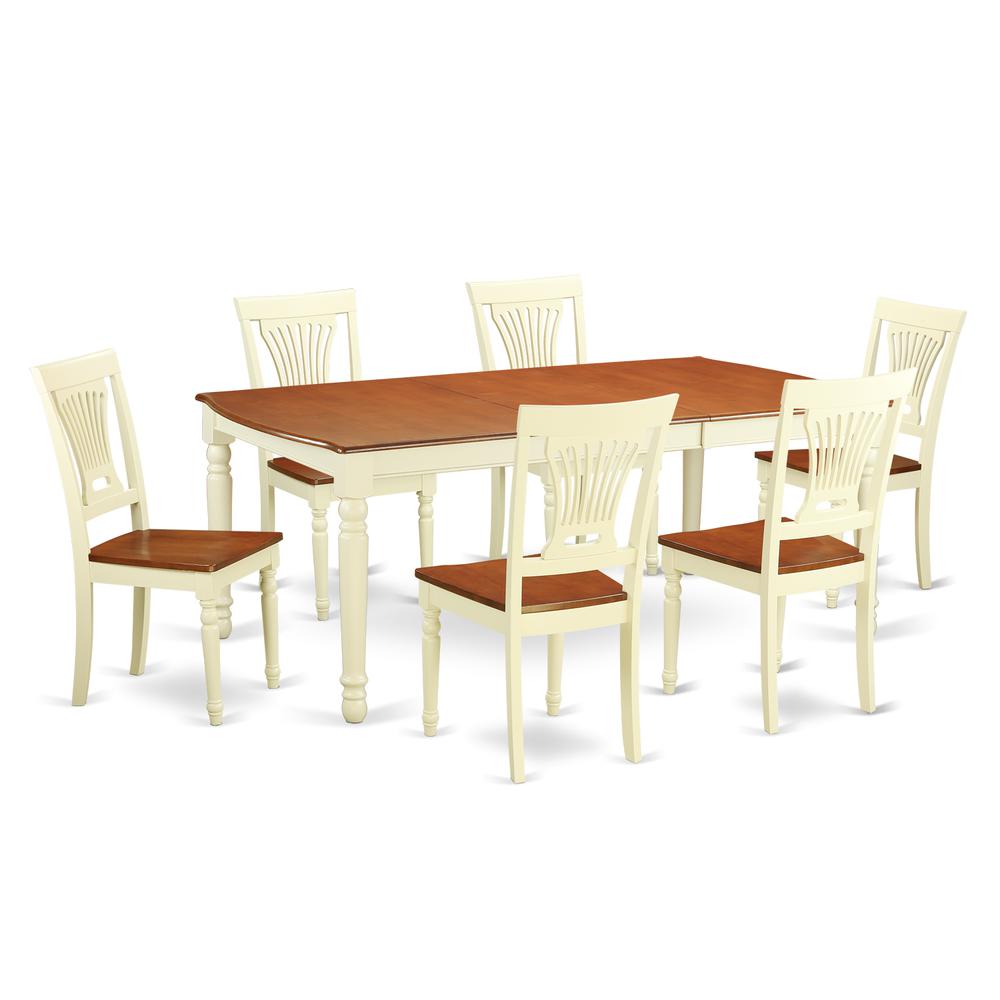 7  Pc  Dining  room  set  for  6-Table  and  6  Dining  Chairs. Picture 1
