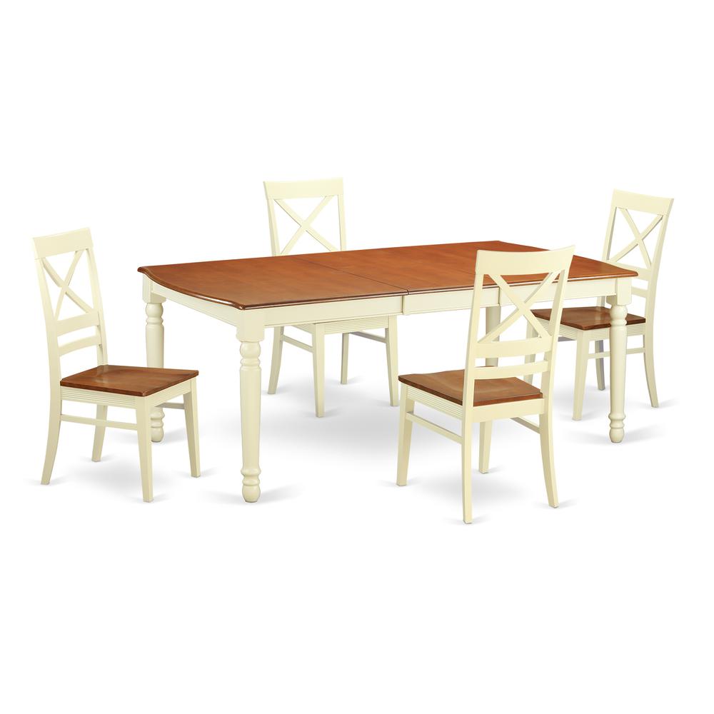 5  PC  Table  and  chair  set  -  Kitchen  Table  and  4  Dining  Chairs. Picture 1