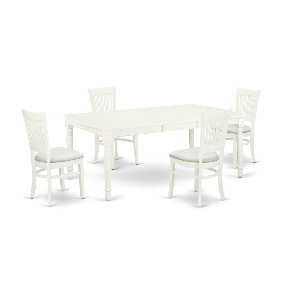 Dining Table- Dining Chairs, DOVA5-LWH-C. Picture 1