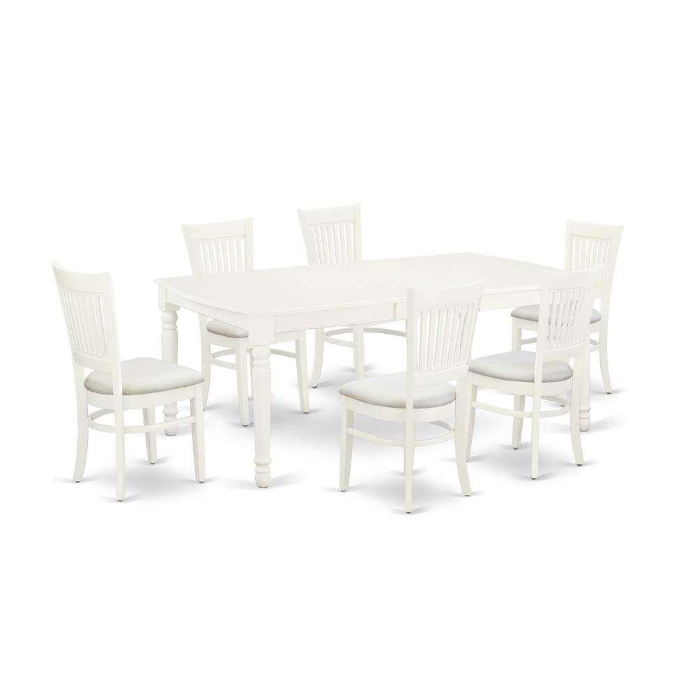 Dining Table- Dining Chairs, DOVA7-LWH-C. Picture 1