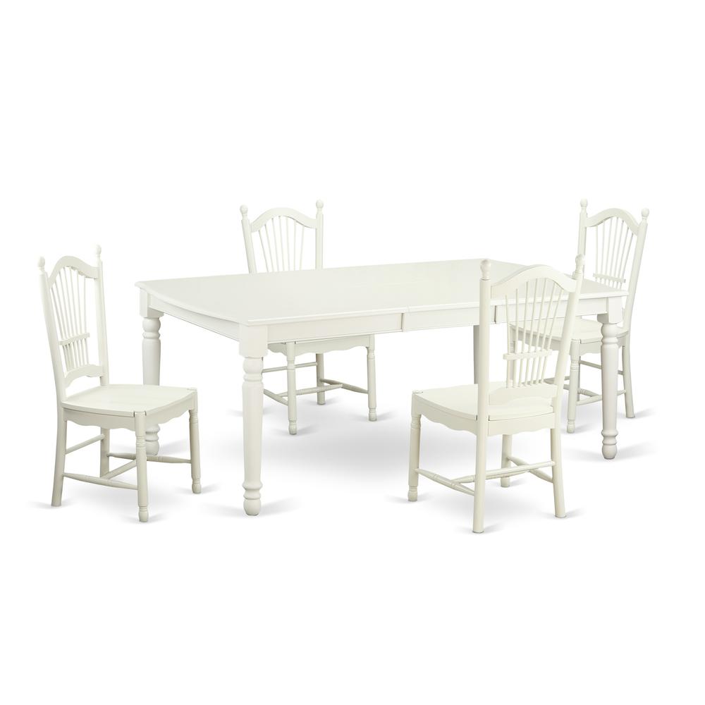 5  Pc  dinette  Table  set  -Kitchen  dinette  Table  and  4  Kitchen  Dining  Chairs. Picture 1