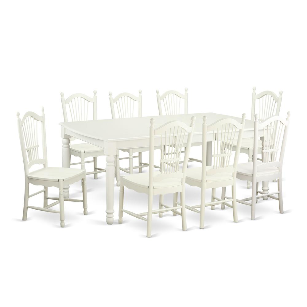 9  PC  Table  and  chair  set  -Kitchen  dinette  Table  and  8  Dining  Chairs. Picture 1