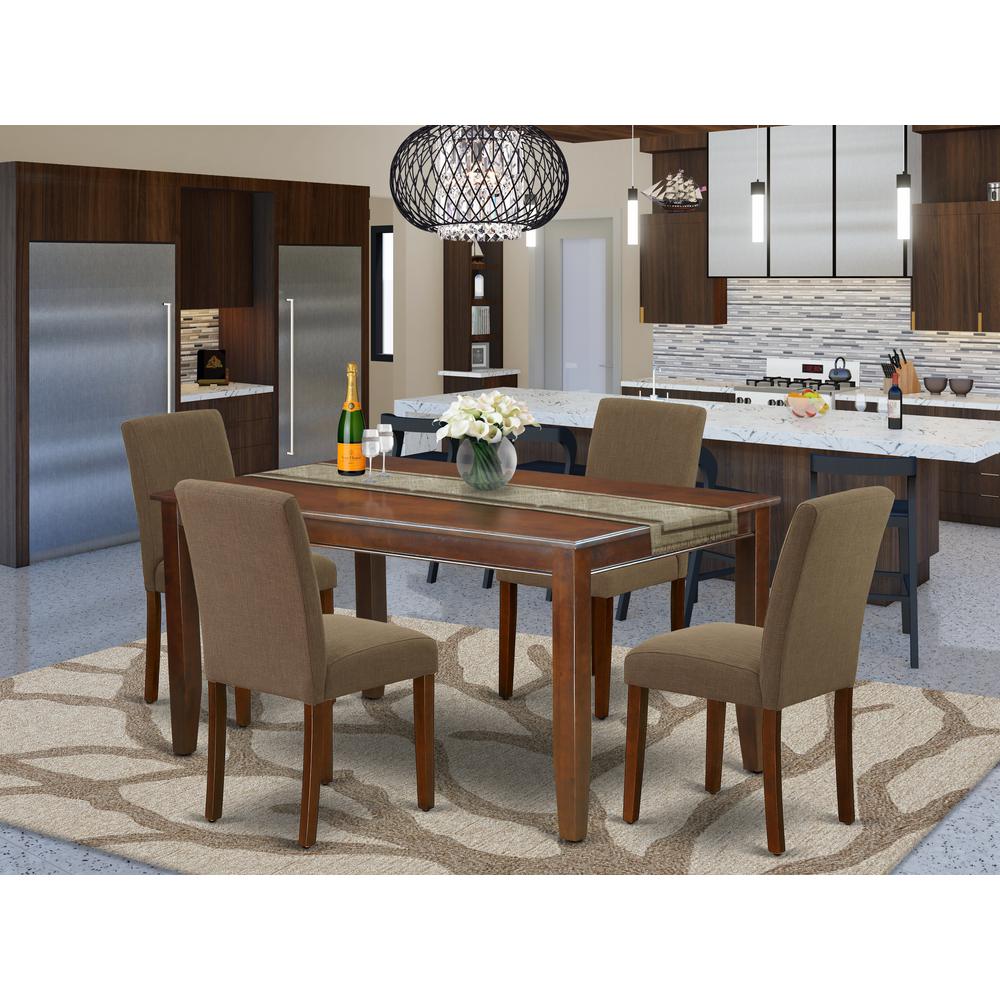 Dining Room Set Mahogany, DUAB5-MAH-18. Picture 2