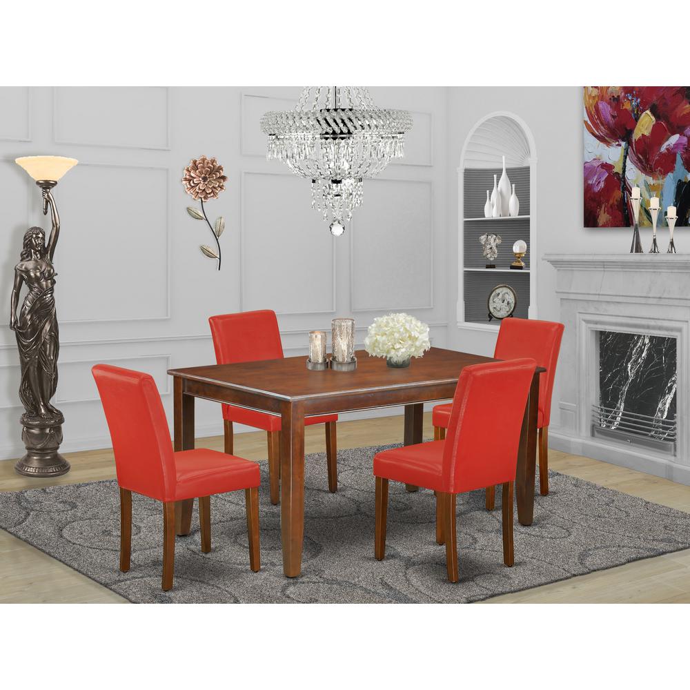Dining Room Set Mahogany, DUAB5-MAH-72. Picture 2
