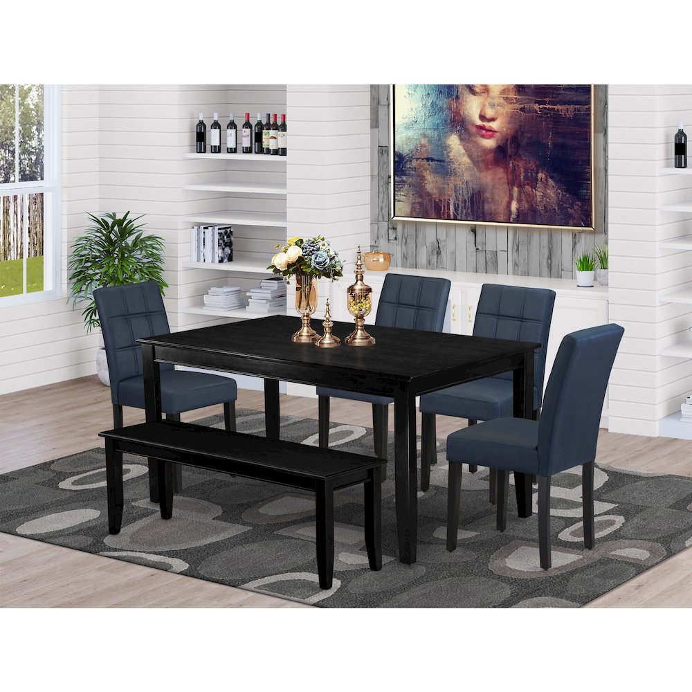 6 Piece Dining Table Set consists A Kitchen Table. Picture 2