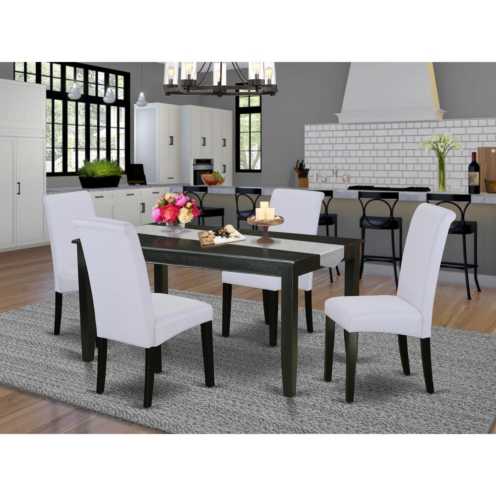 Dining Room Set Black, DUBA5-BLK-05. Picture 2