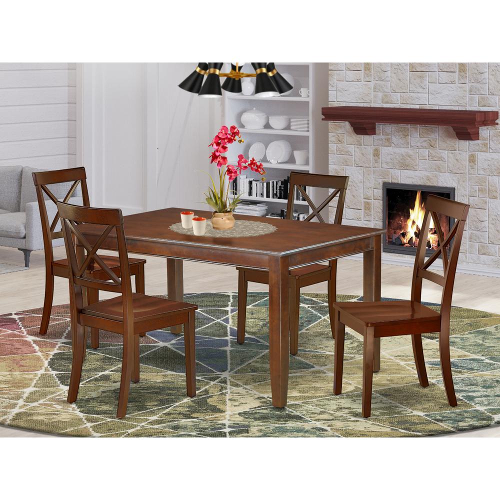 Dining Room Set Mahogany, DUBO5-MAH-W. Picture 2