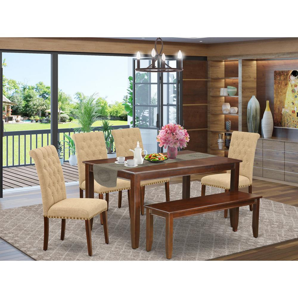 Dining Room Set Mahogany, DUBR6-MAH-04. Picture 2