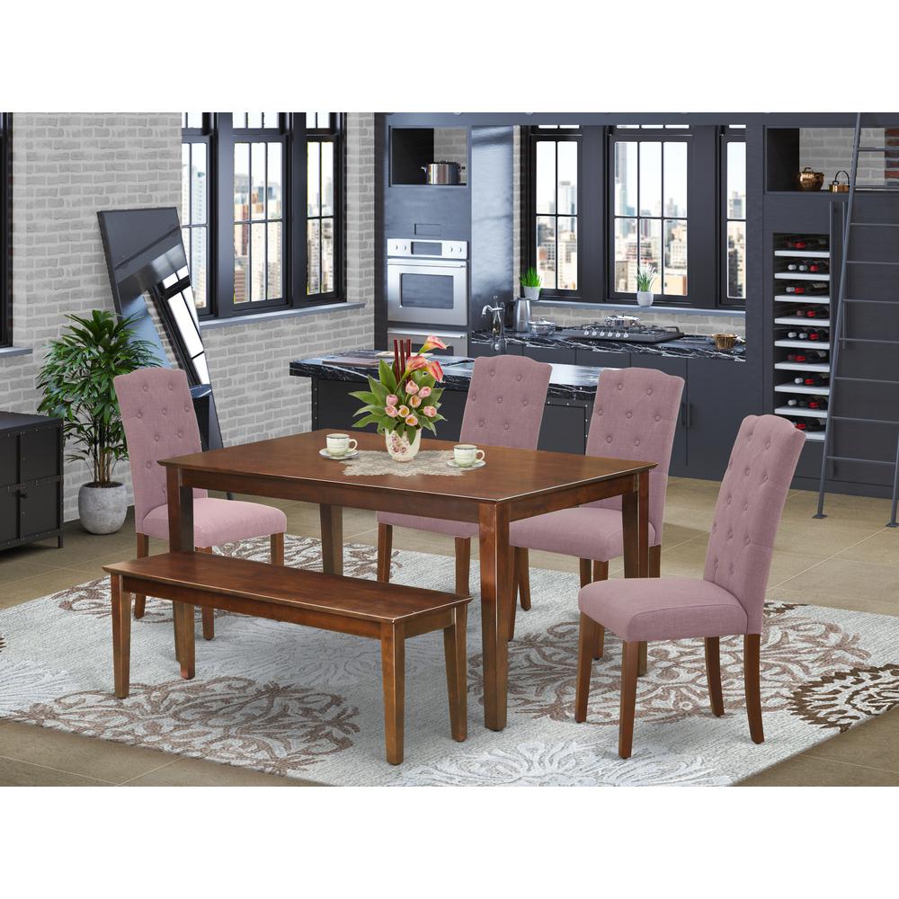 Dining Room Set Mahogany, DUCE6-MAH-10. Picture 2