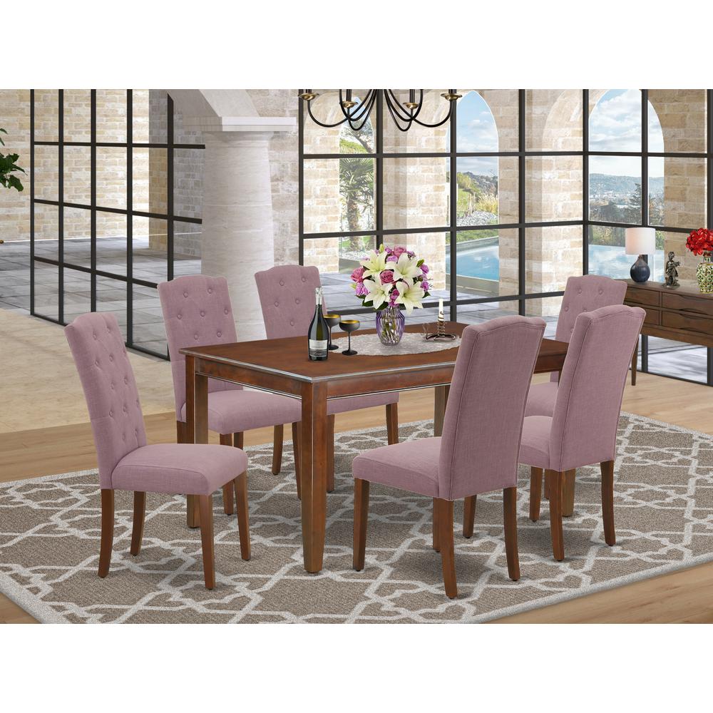 Dining Room Set Mahogany, DUCE7-MAH-10. Picture 2