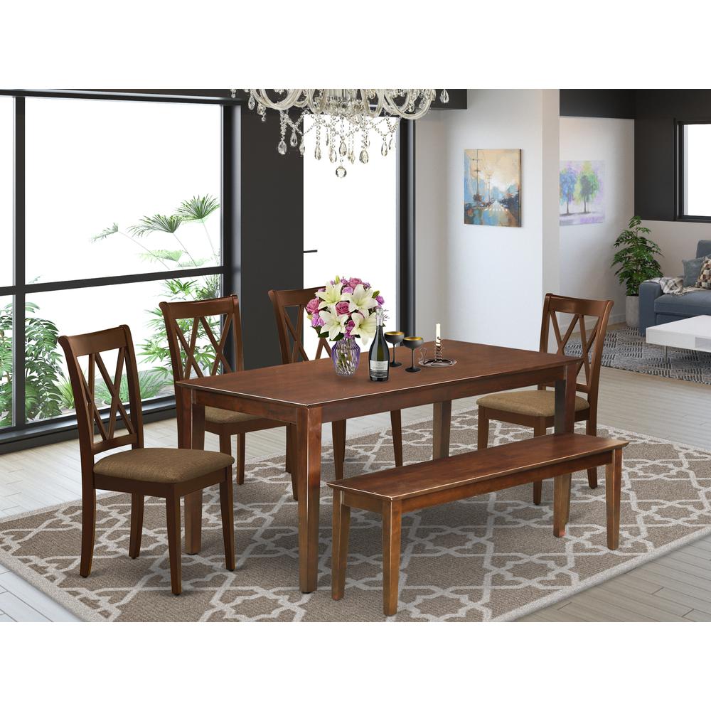 Dining Room Set Mahogany, DUCL6-MAH-C. Picture 2