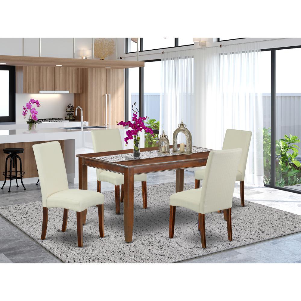 Dining Room Set Mahogany, DUDR5-MAH-01. Picture 2