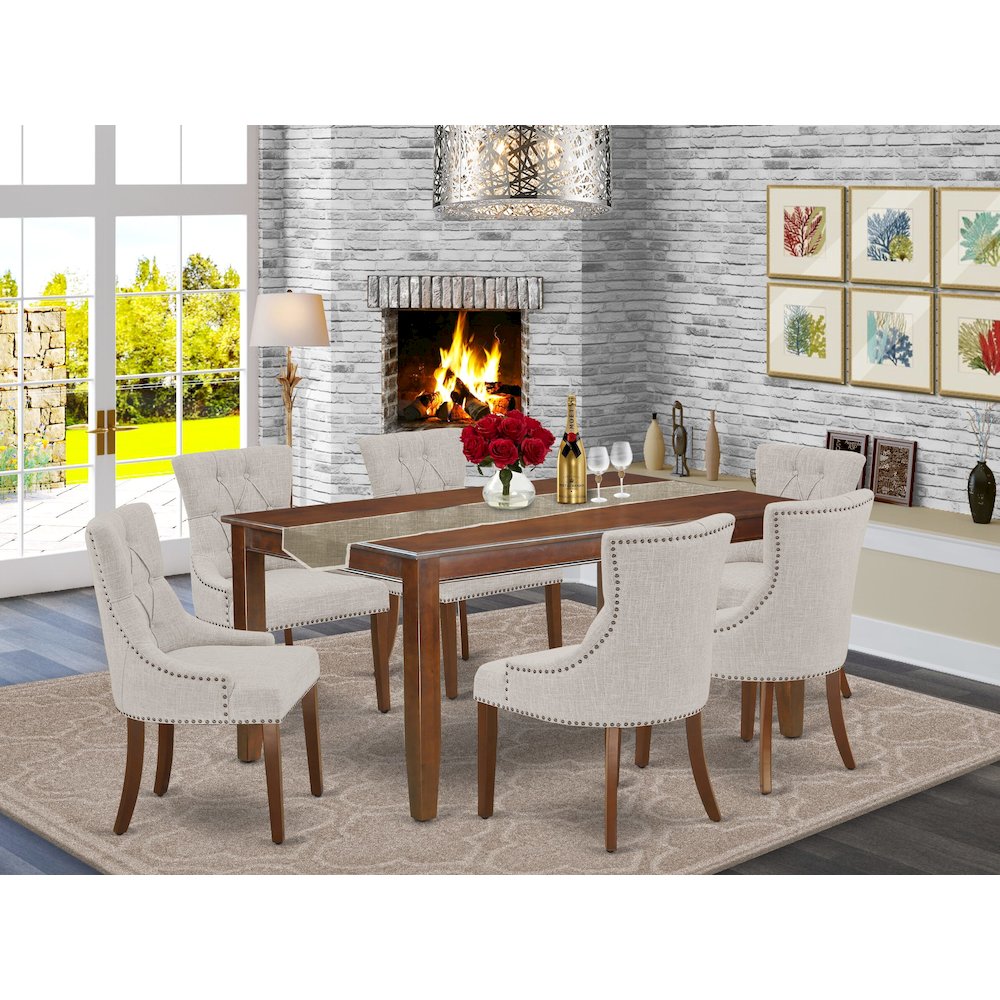 Dining Room Set Mahogany, DUFR7-MAH-05. Picture 2