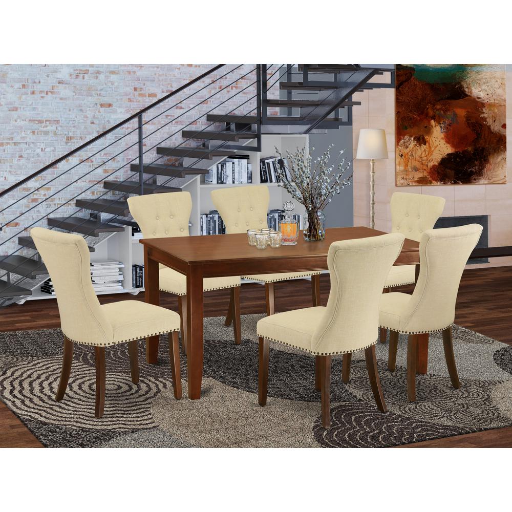 Dining Room Set Mahogany, DUGA7-MAH-32. Picture 2